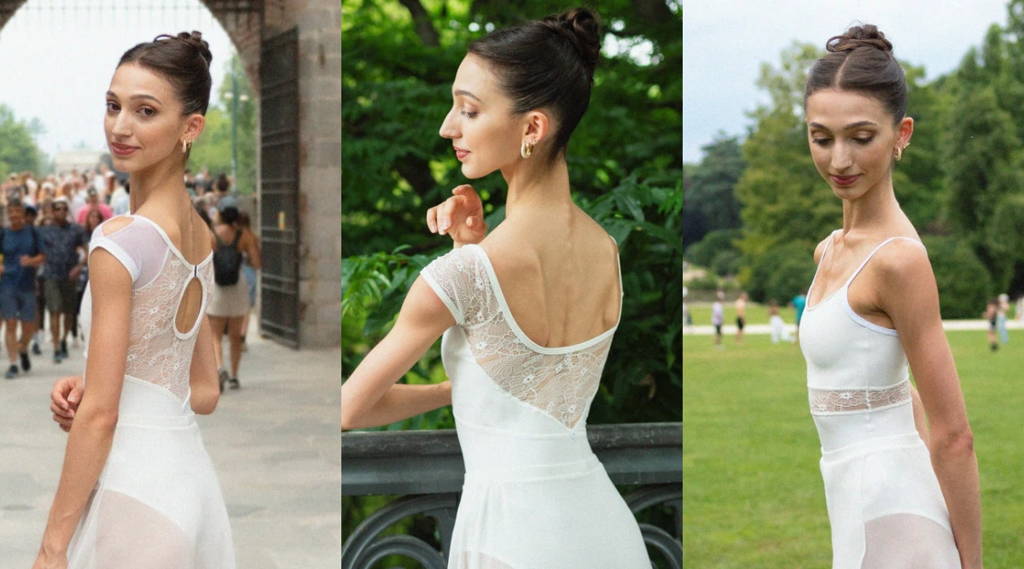 💎満たされた気分へ…デラロミラノの白レオタードで贅沢な一時を